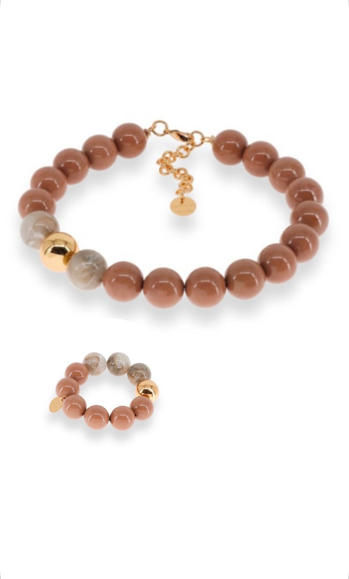 Antura Beyond Seventy Necklace and Bracelet Set
