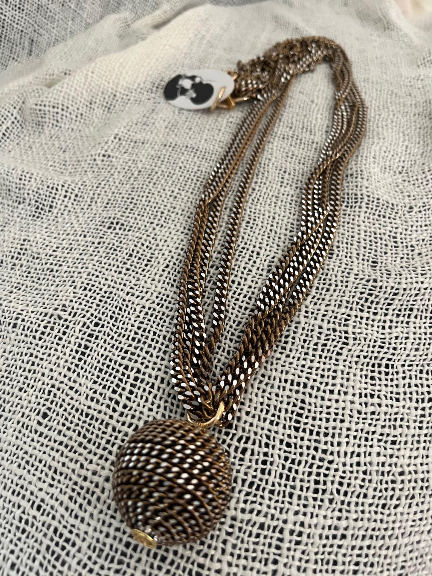 BE Golden Pendulum Necklace