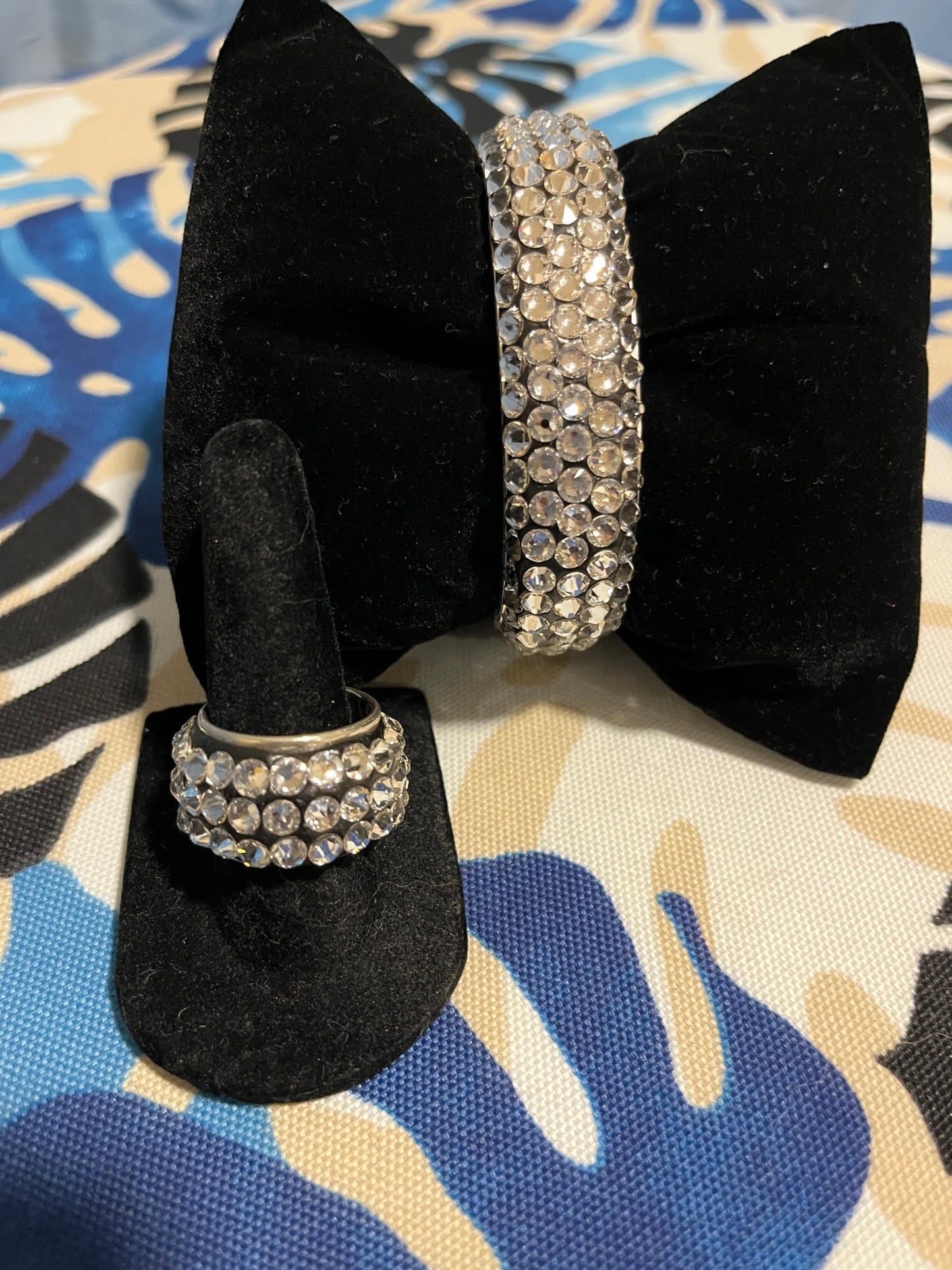 BE Rhinestone Ring