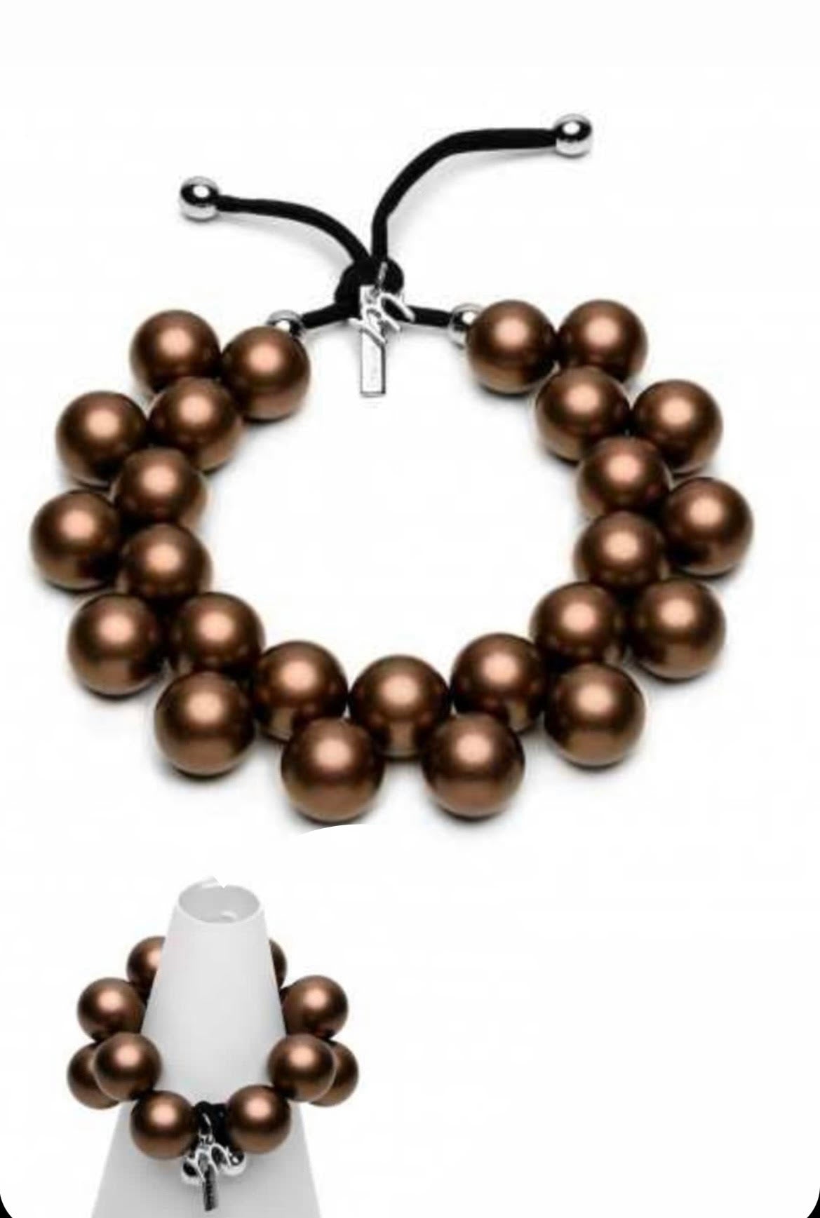 Ballsmania Metallic Matte Necklace Set