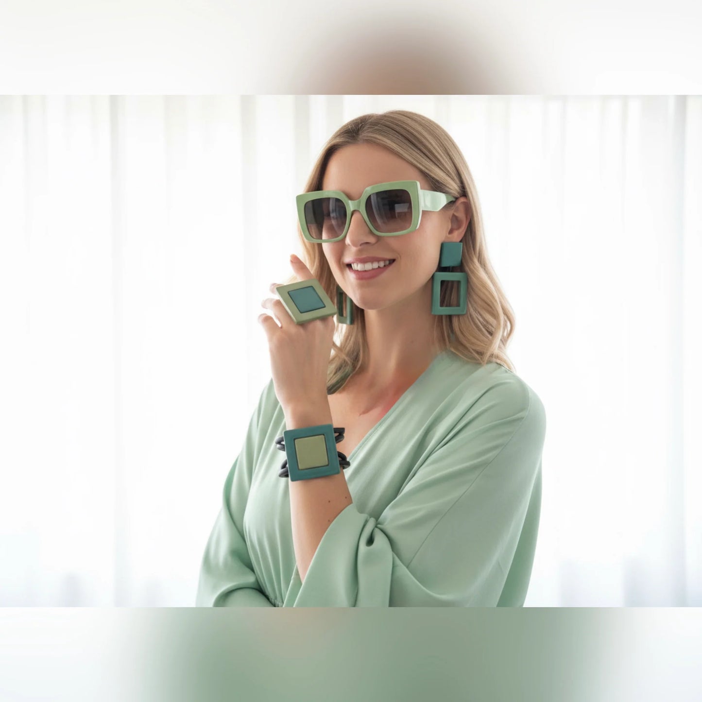 EM Parure Cuadro Bracelet Set