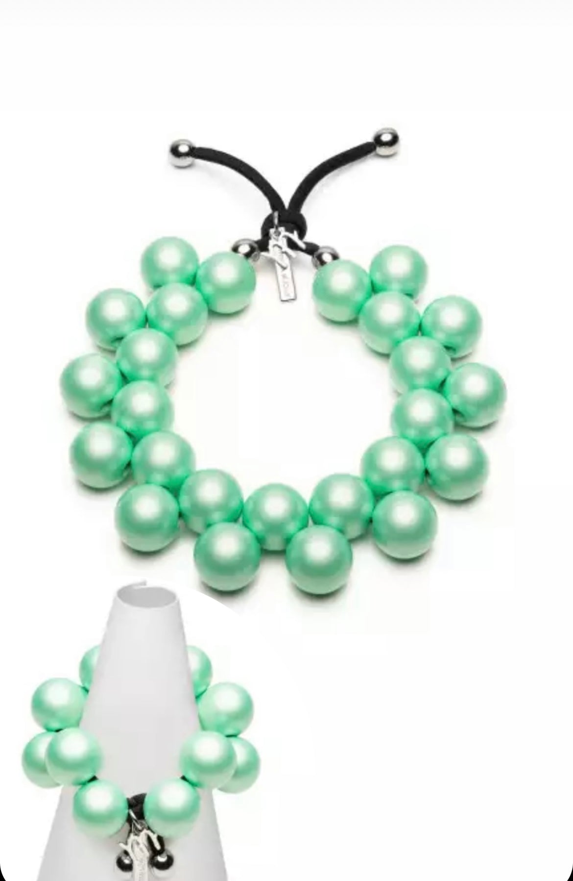 Ballsmania Metallic Matte Necklace Set