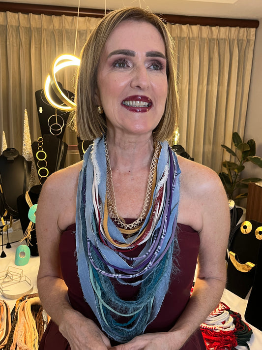 TINA Textile Necklace