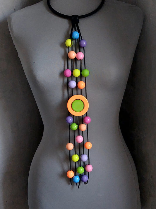 EM Multicolor Pendulum Necklace