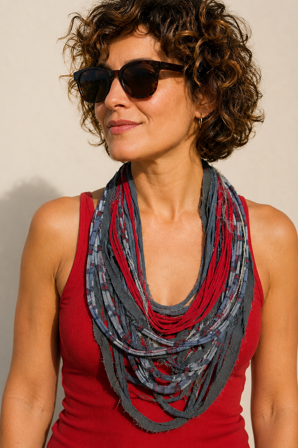 TINA Textile Necklace