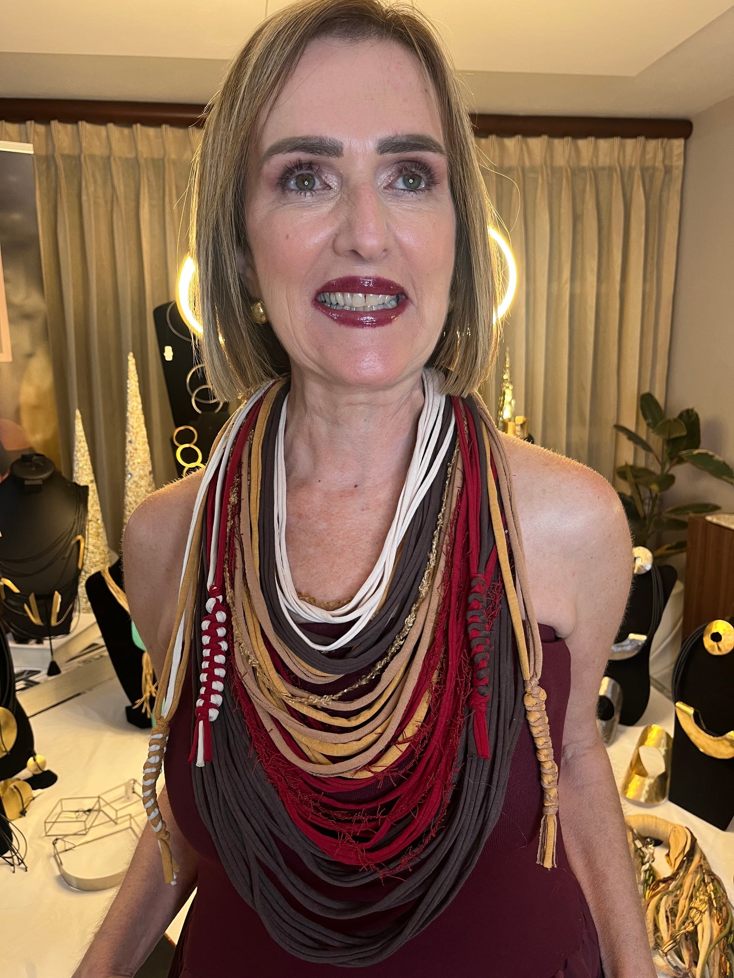 TINA Textile Necklace