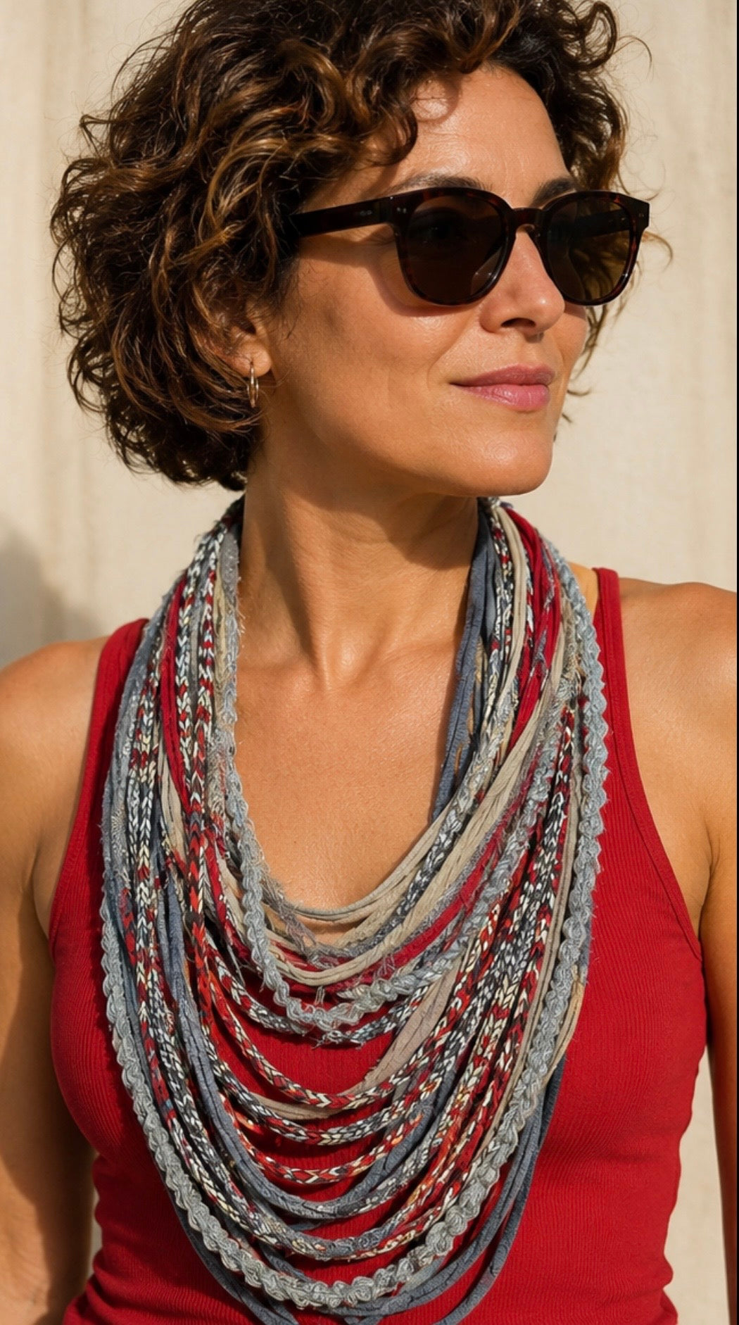 TINA Textile Necklace