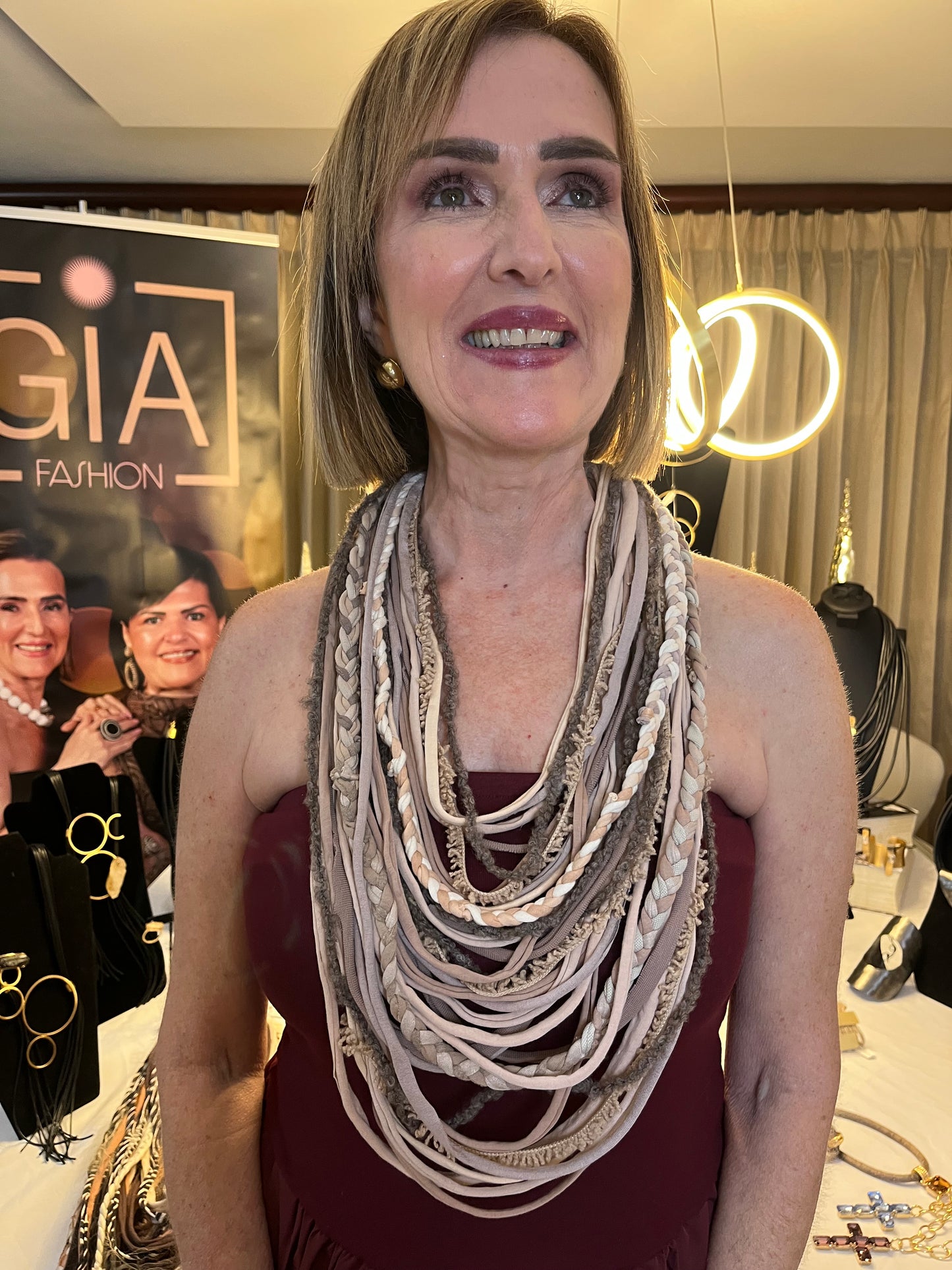 TINA Textile Necklace