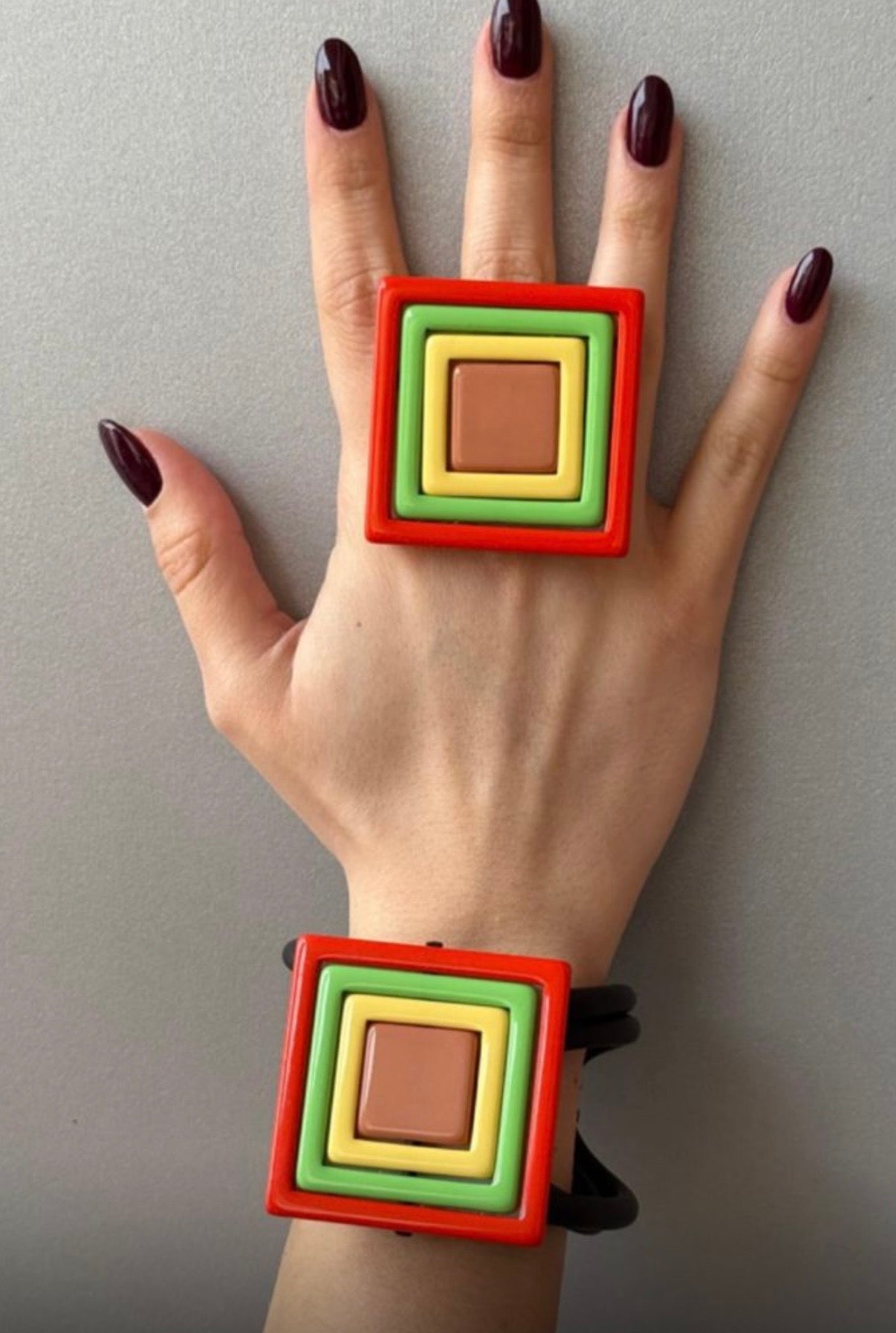 EM Parure Quadro in Quadro 3 Bracelet
