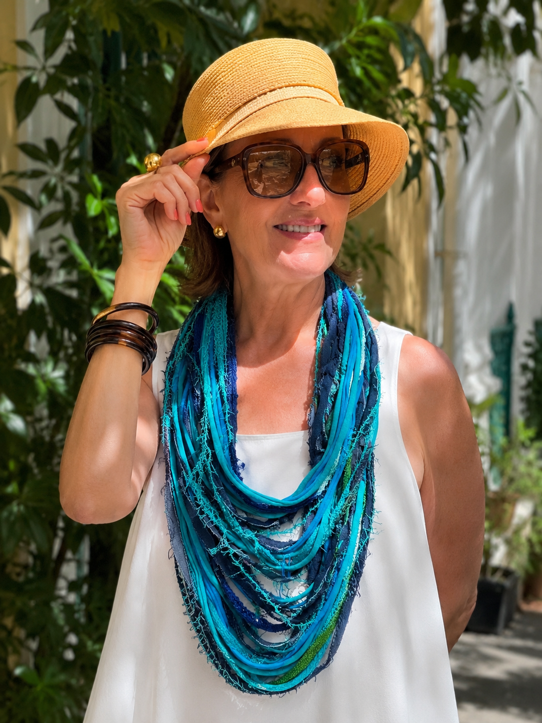 TINA Textile Necklace