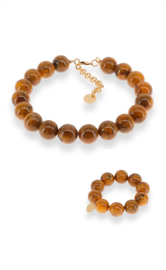 Antura Seventy M22 Necklace and Bracelet Set