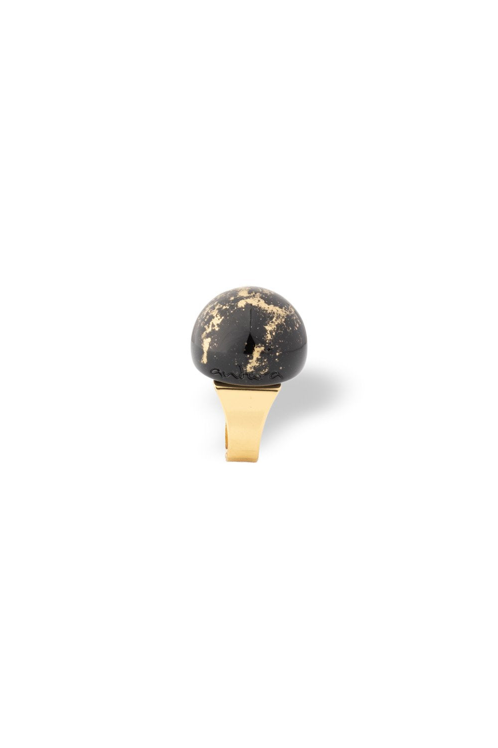 Antura Earth Black and Gold Ring