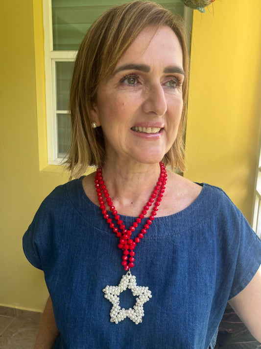 Cammeo Star Necklace