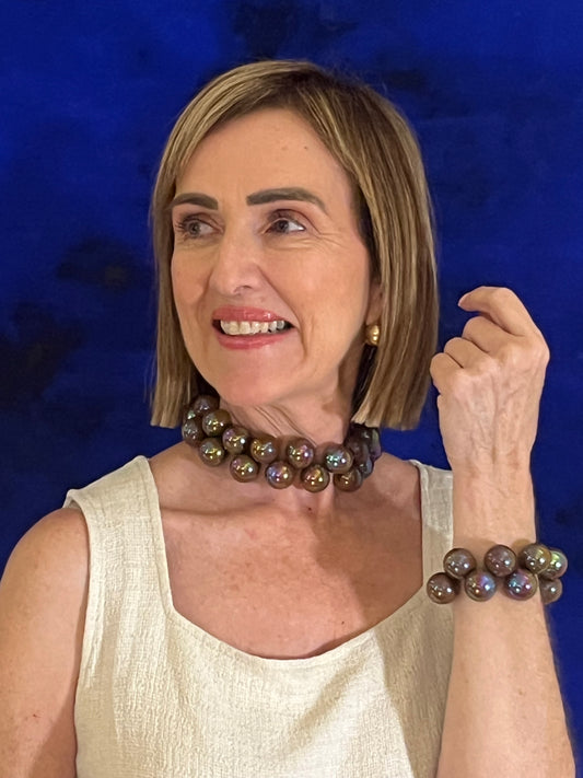 Ballsmania Super Star Necklace Set Chocolate