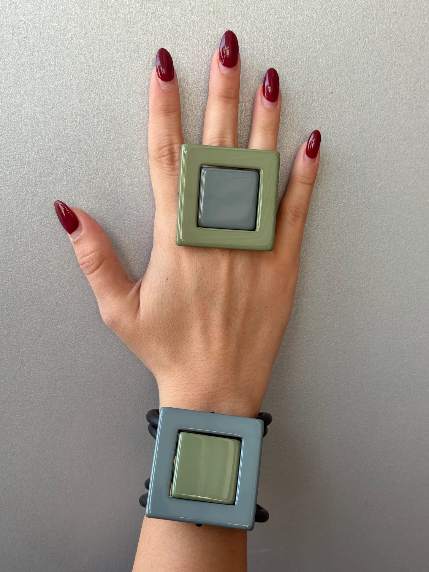 EM Parure Cuadro Bracelet Set