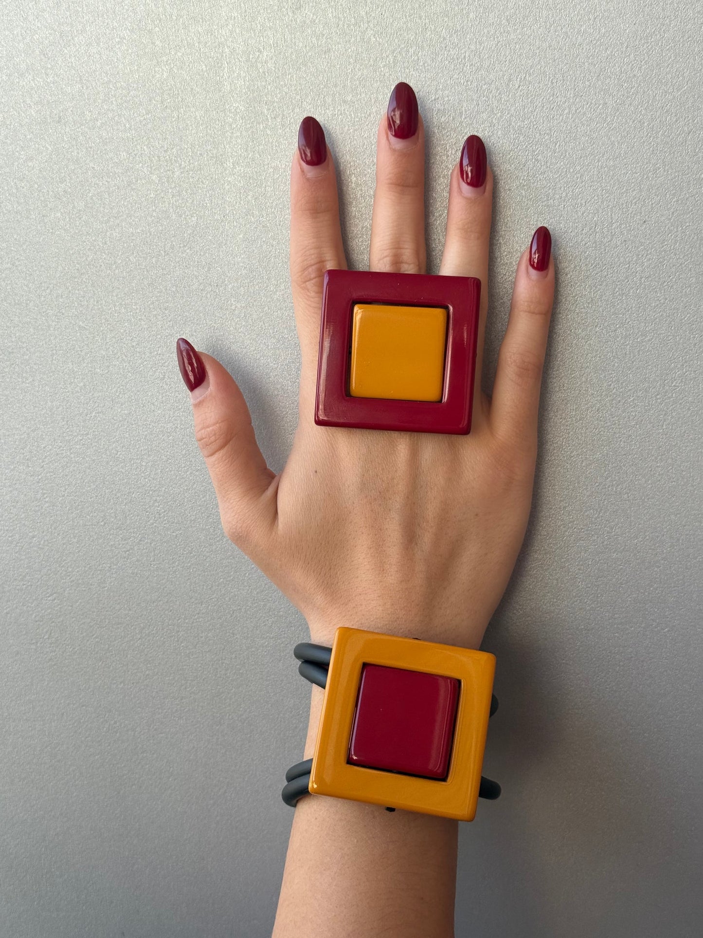 EM Parure Cuadro Bracelet Set