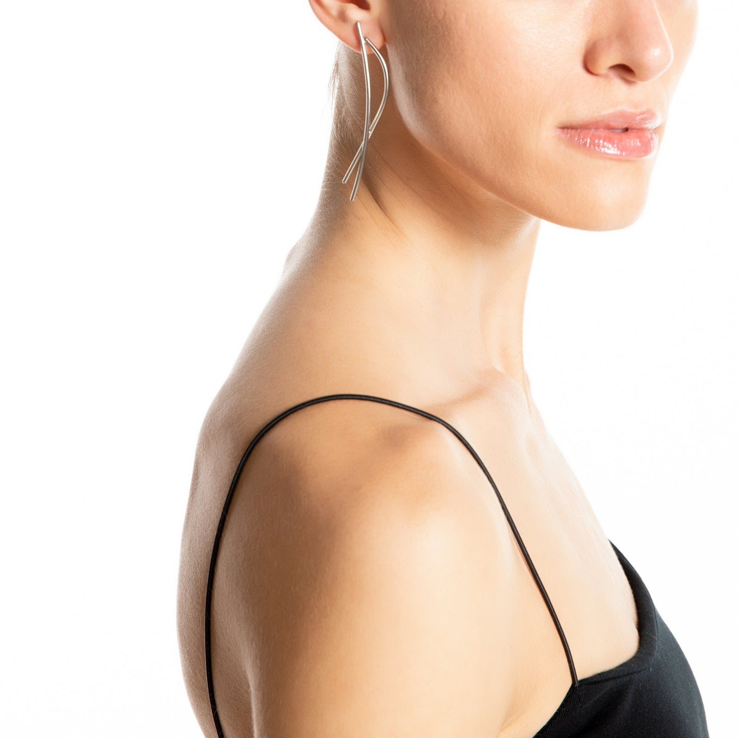 KV Favor Silver Earrings